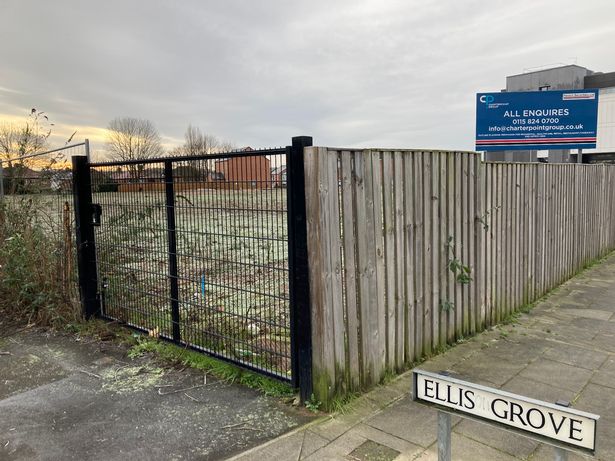 The land of the former Myford engineering site where new apartments will be built on Ellis Grove, Beeston.