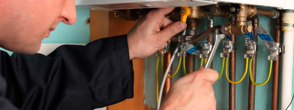 Retrofitting central heating installer