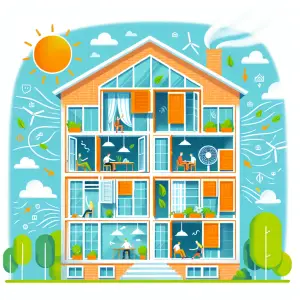 What are the benefits of natural ventilation in buildings?