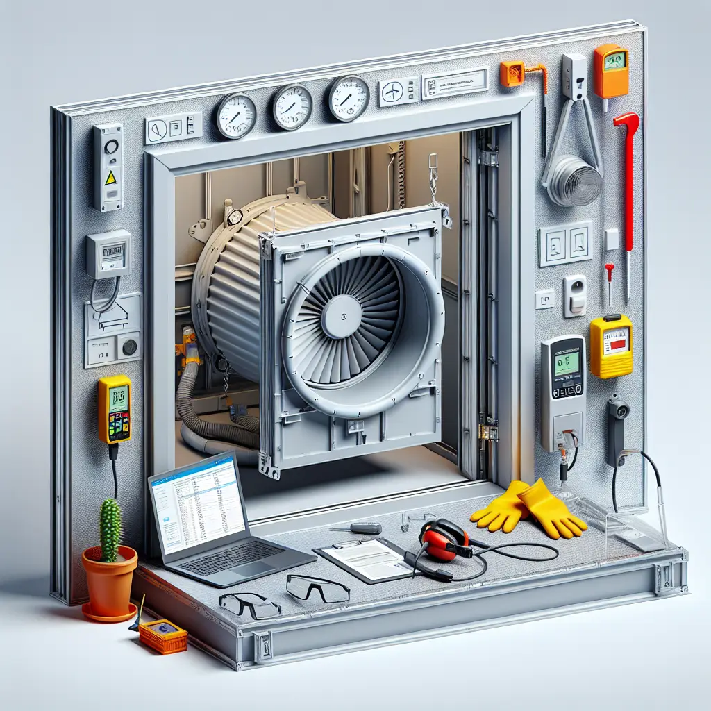 What is a blower door test?