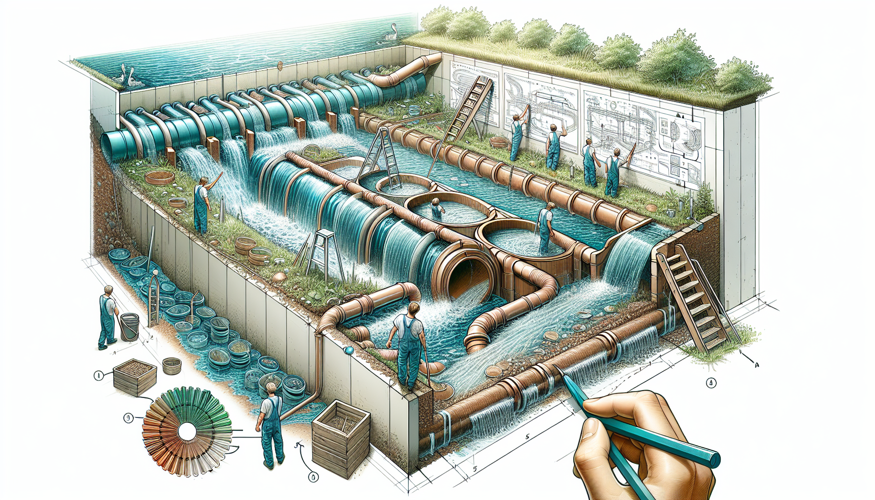 Sustainable Drainage Systems Diagram