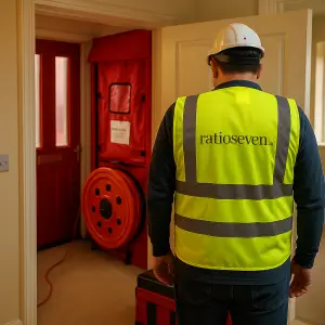 Building air leakage testing UK