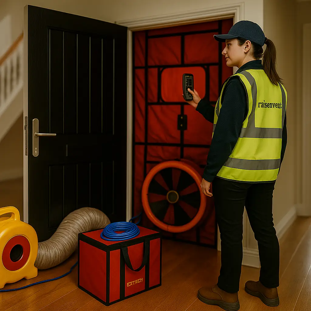 Air tightness testing UK helps make homes use less energy