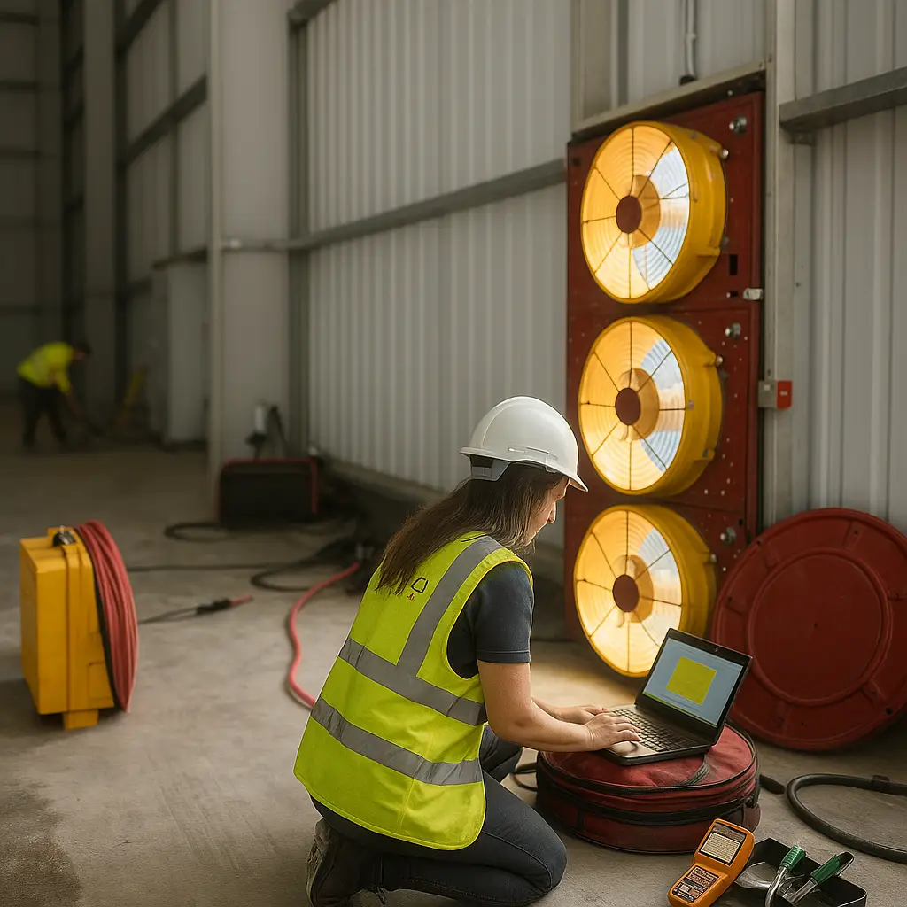 Airtightness testing for builders to cut energy use